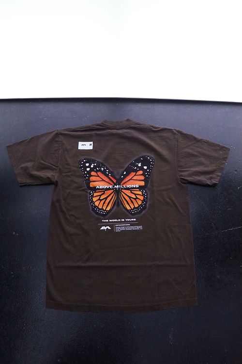 🚨GONE SOON- THE MONARCH. ✨ ORANGE BUTTERFLY HEAVYWEIGHT T-SHIRTS