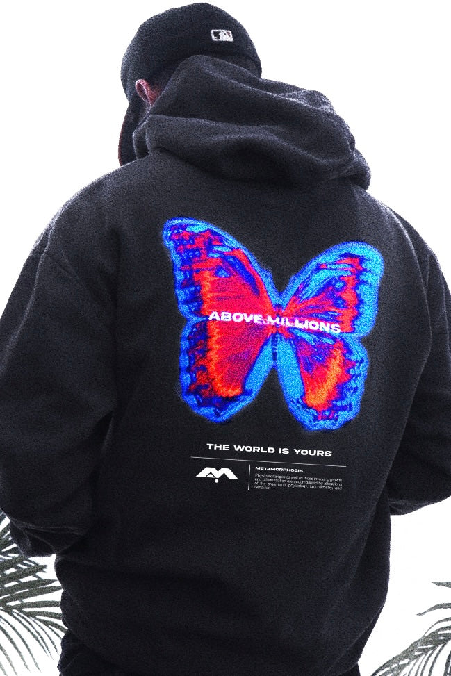(UPGRADED QUALITY) METAMORPHOSIS HOLOGRAPHIC MIDWEIGHT HOODIE