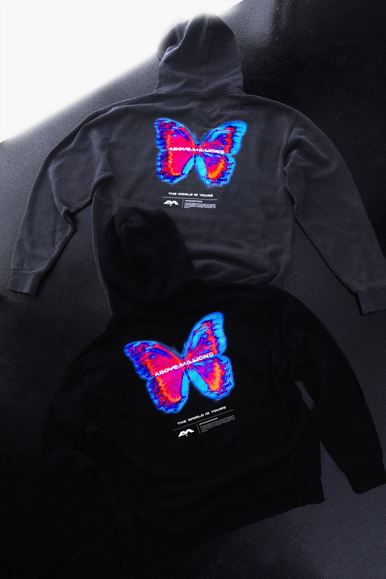 (UPGRADED QUALITY) METAMORPHOSIS HOLOGRAPHIC MIDWEIGHT HOODIE