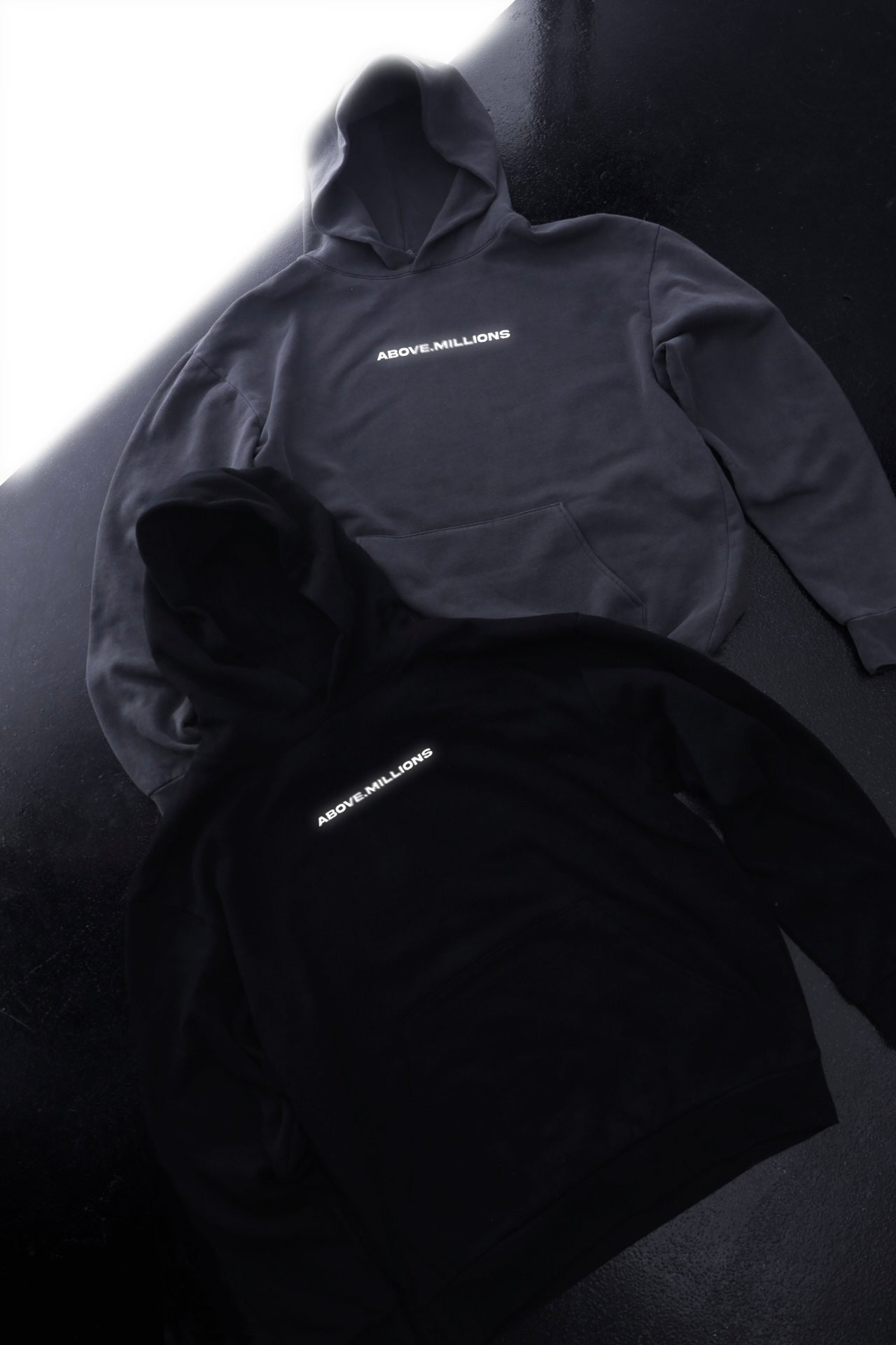 BLURRY TEXT ONLY. HOODIE