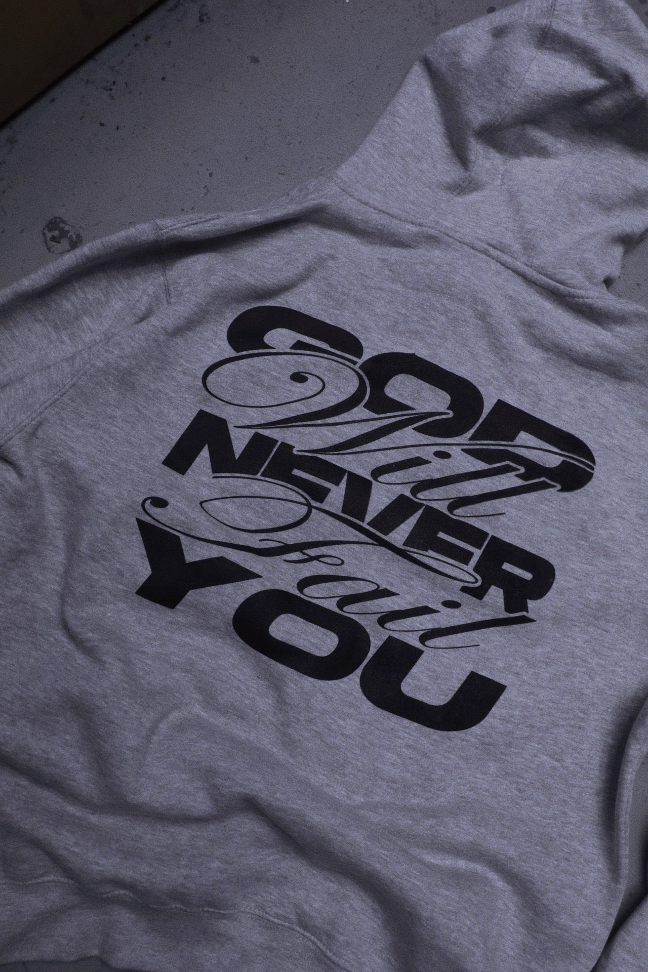 GOD WILL NEVER FAIL YOU.