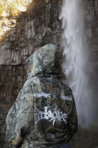 🚨PROMO CODE NOT VALID🚨TRIPLE THREAT. - ULTRA VINTAGE CAMO HEAVYWEIGHT ZIP-UP