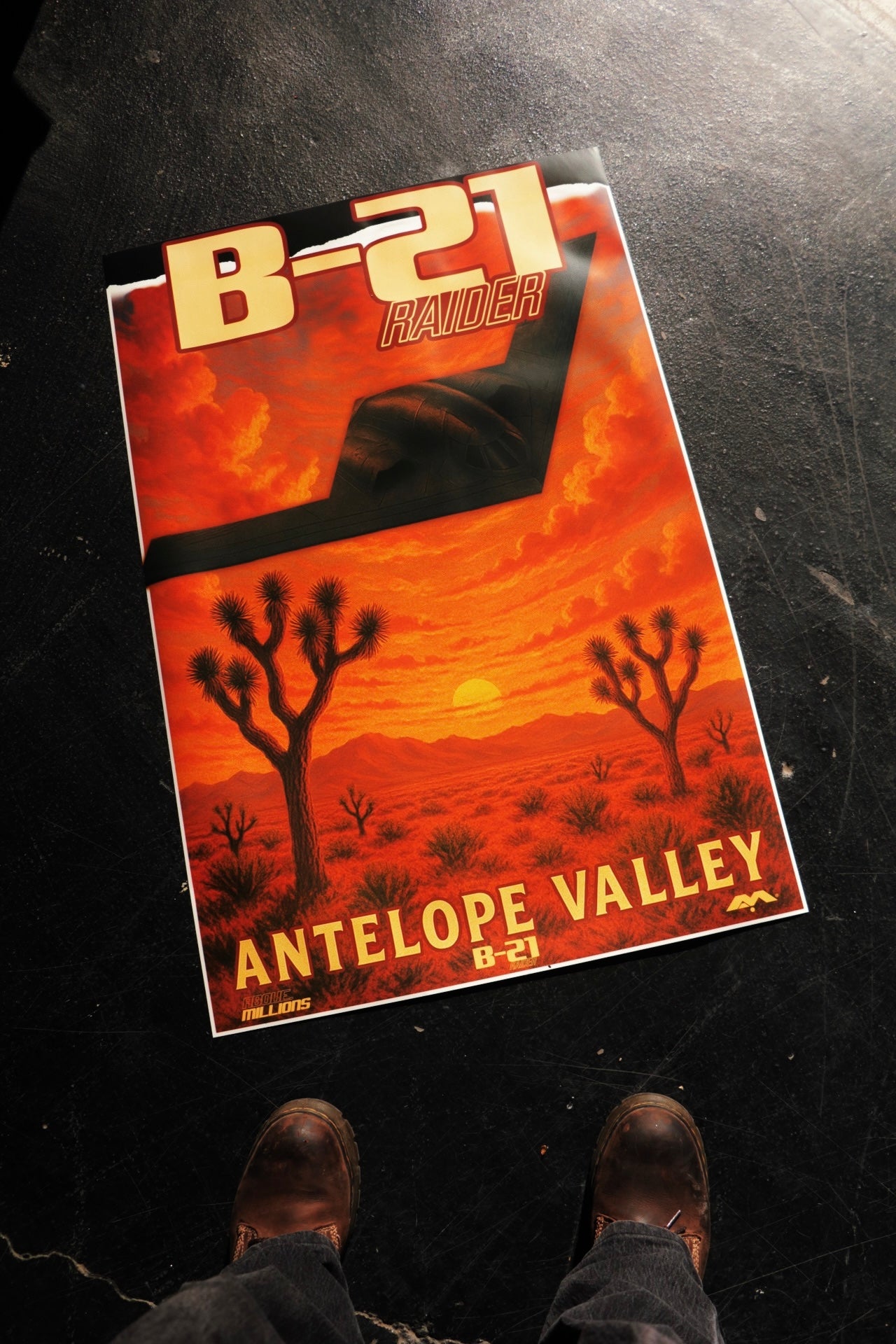 B-21 RAIDER POSTER 24" X 36"