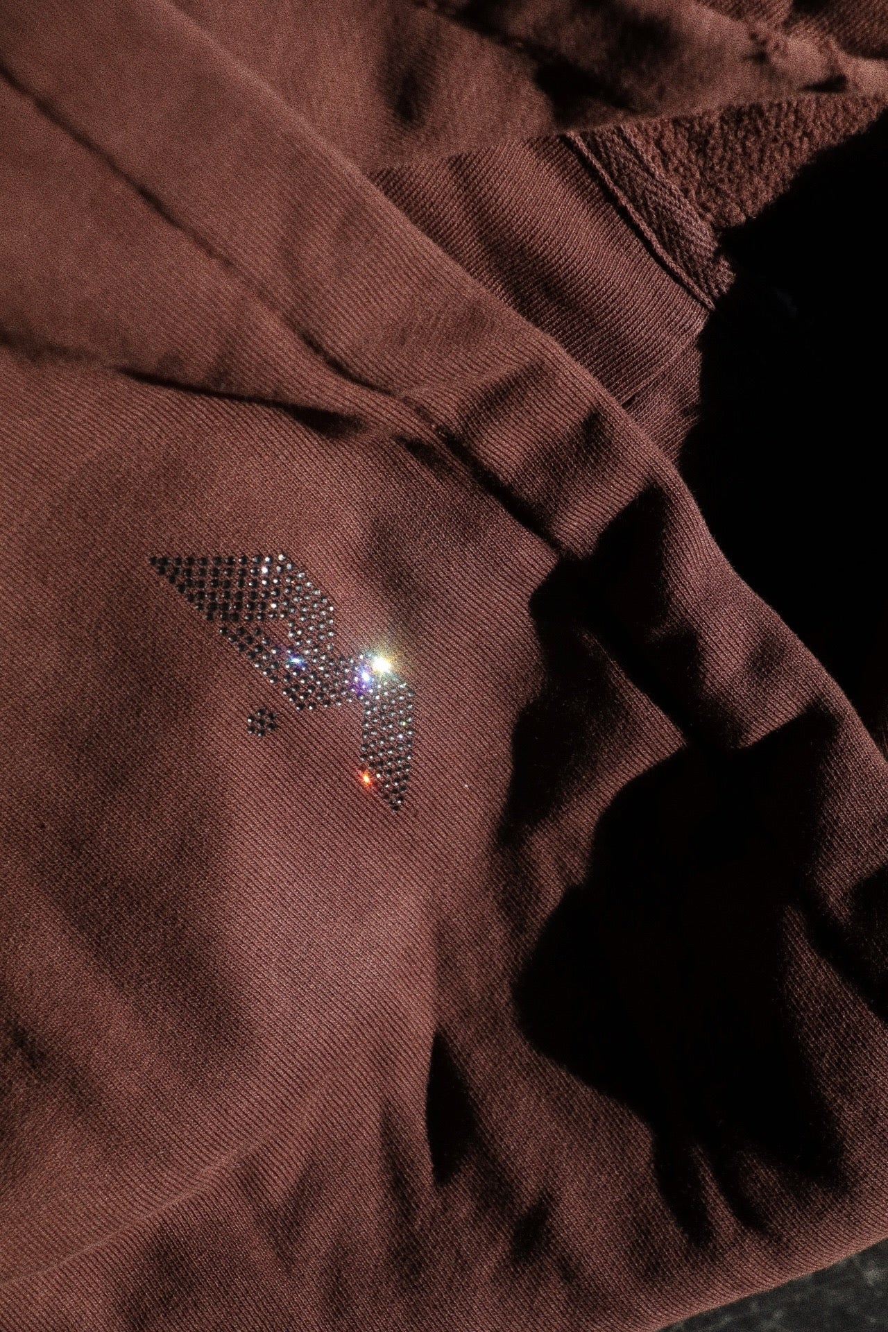 DIVINELY MADE.🪽✨ RHINESTONE HEAVYWEIGHT ZIP HOODIE