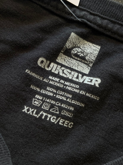 Vintage 2000’s Quiksilver Rasta Gradient T Shirt Surf Style (READ DESRIPTION)