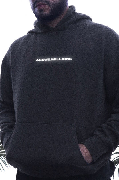 BLURRY TEXT ONLY. HOODIE