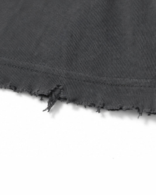 DISTRESSED + SMALL LOGO ON SLEEVE ONLY HEAVYWEIGHT T-SHIRT