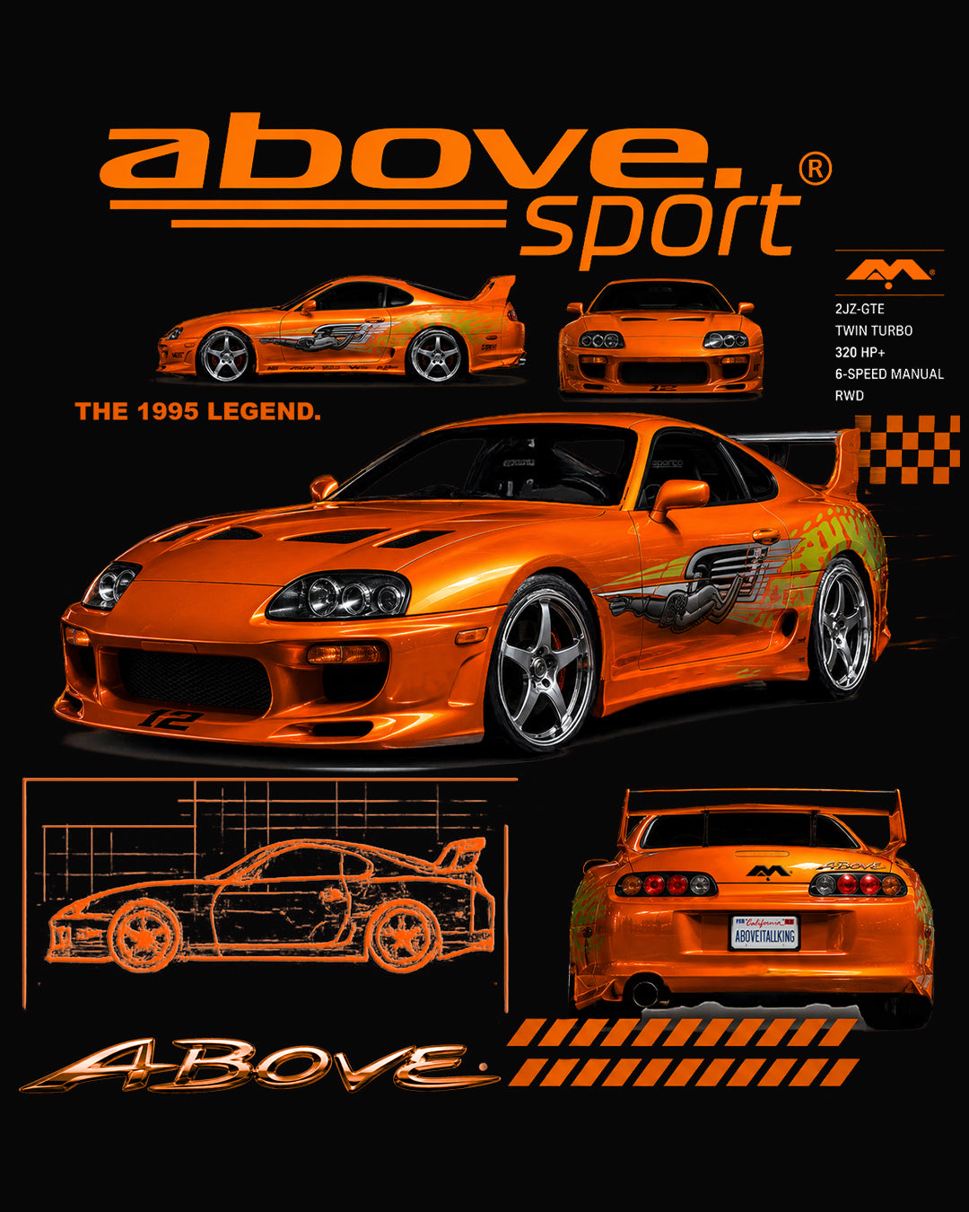 THE 1995 LEGEND. (2 SHIRT BUNDLE)