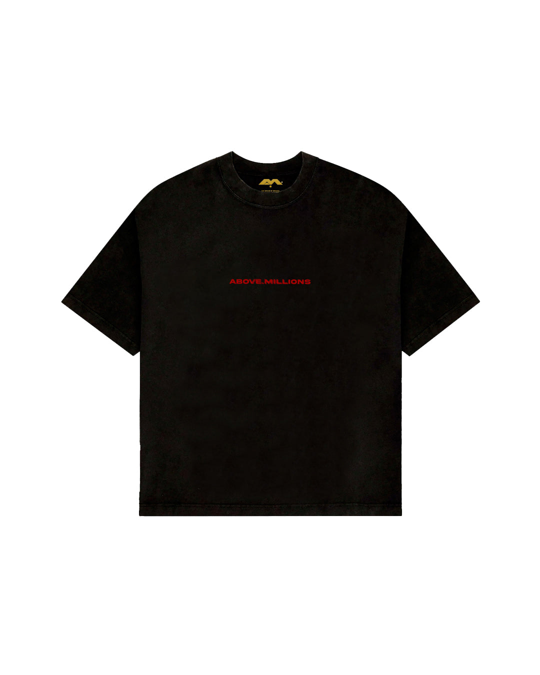 (RED BLURRY) TEXT ONLY HEAVYWEIGHT T-SHIRT