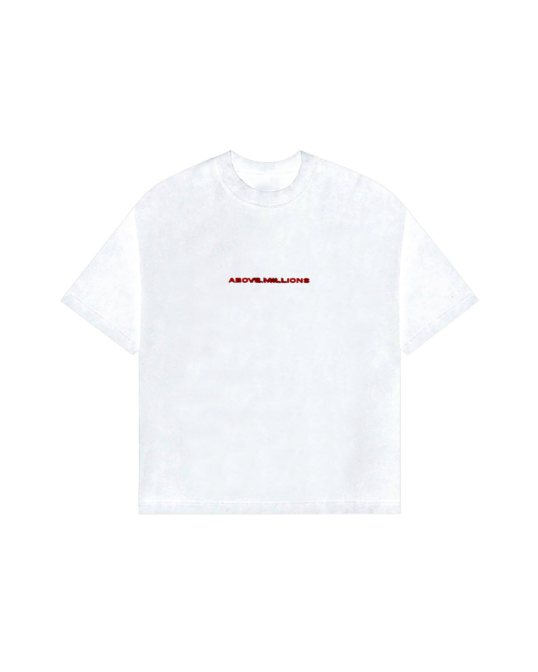 (RED BLURRY) TEXT ONLY HEAVYWEIGHT T-SHIRT