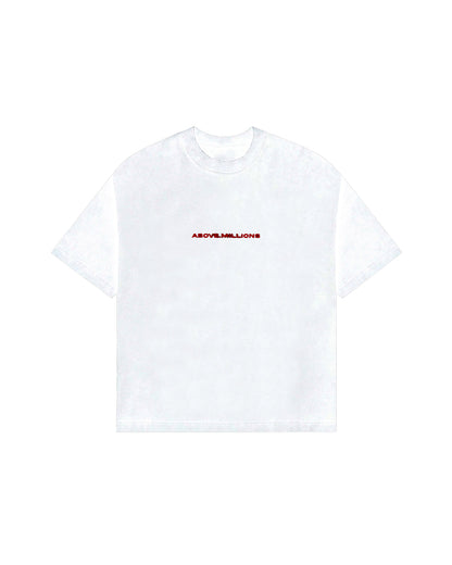 (RED BLURRY) TEXT ONLY HEAVYWEIGHT T-SHIRT