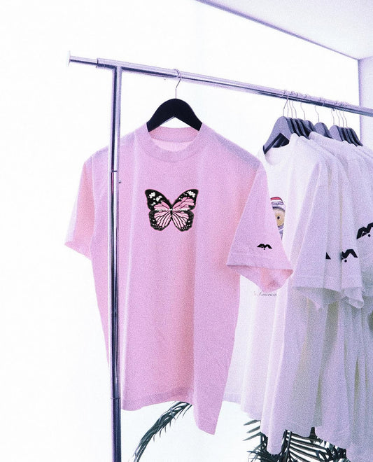 PINK SMALL BUTTERFLY