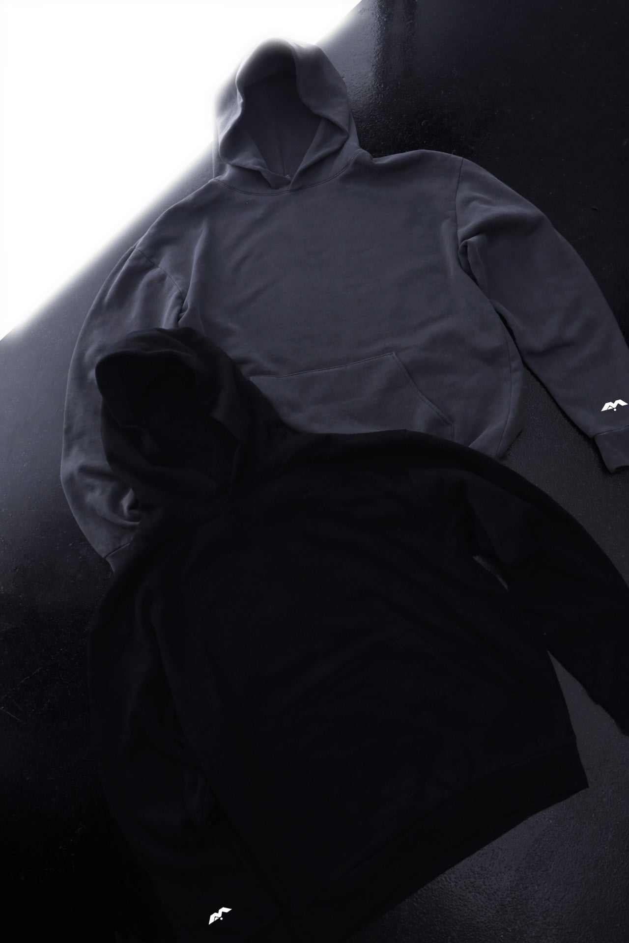 SMALL LOGO ON SLEEVE ONLY - MIDWEIGHT HOODIE
