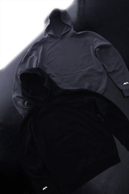 SMALL LOGO ON SLEEVE ONLY - MIDWEIGHT HOODIE